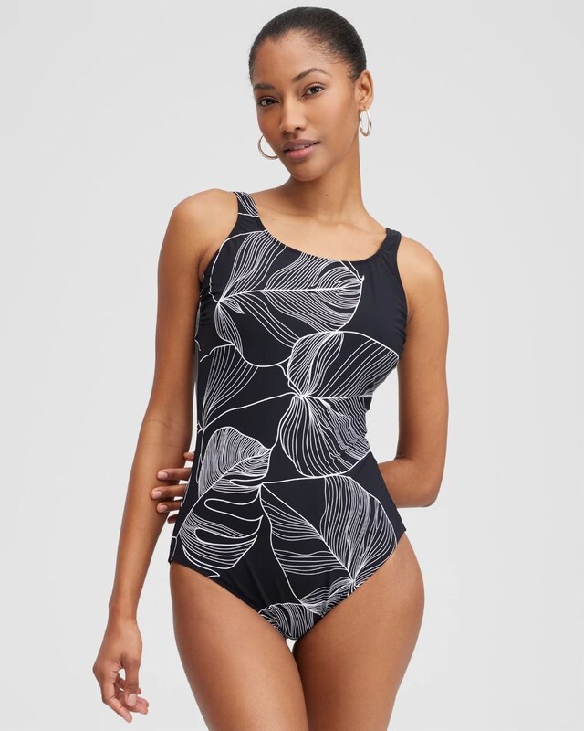 Gottex Square Neck One Piece Swimsuit - image 1